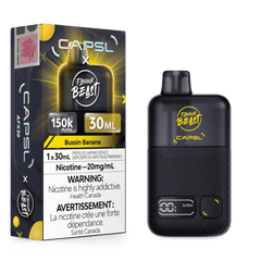 Flavour Beast x CAPSL AFX30 - Bussin Banana Iced Disposable Vape