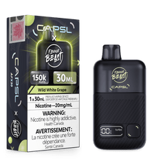 Flavour Beast x CAPSL AFX30 - Wild White Grape Iced Disposable Vape