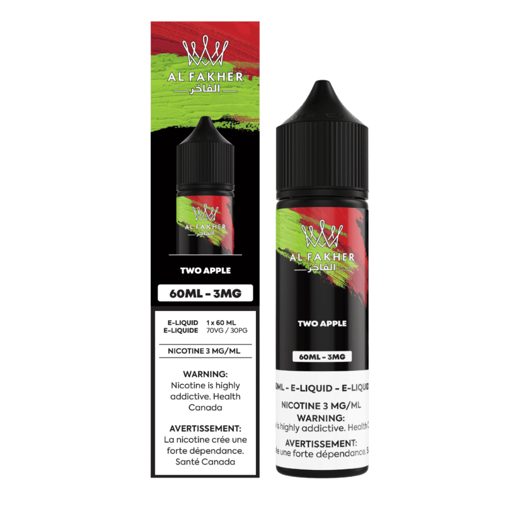 AL Fakher Freebase - Two Apple Vape Juice available on Canada online vape shop
