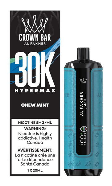 Al Fakher Crown Bar Hyper Max 30K – Chew Mint