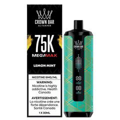 Al Fakher Mega Max 75K - Lemon Mint Disposable Vape available on Canada online vape shop