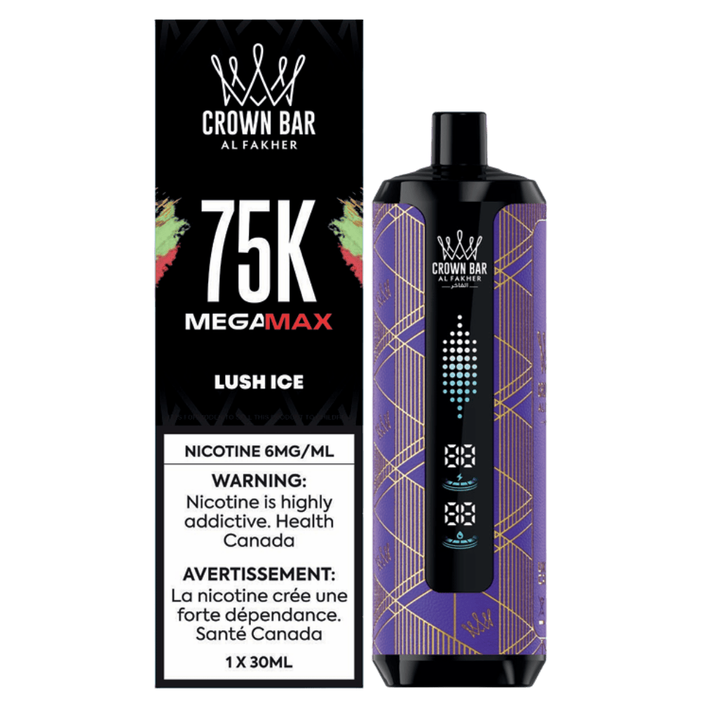 Al Fakher Mega Max 75K - Lush Ice Disposable Vape available on Canada online vape shop