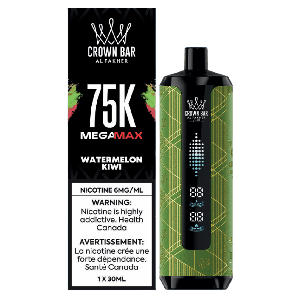 Al Fakher Mega Max 75K - Watermelon Kiwi Disposable Vape available on Canada online vape shop