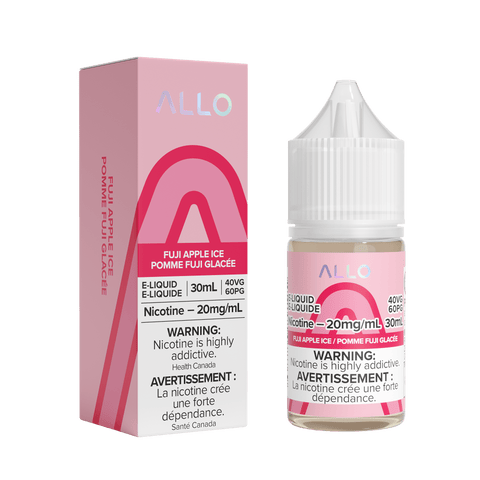 Allo Salt - Fuji Apple Ice Nic Salt E-Liquid available on Canada online vape shop