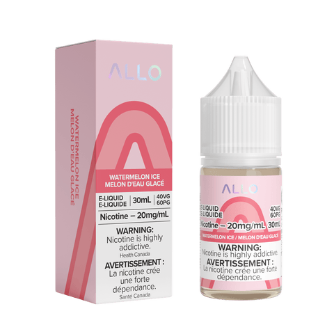 Allo Salt - Watermelon Ice Nic Salt E-Liquid available on Canada online vape shop