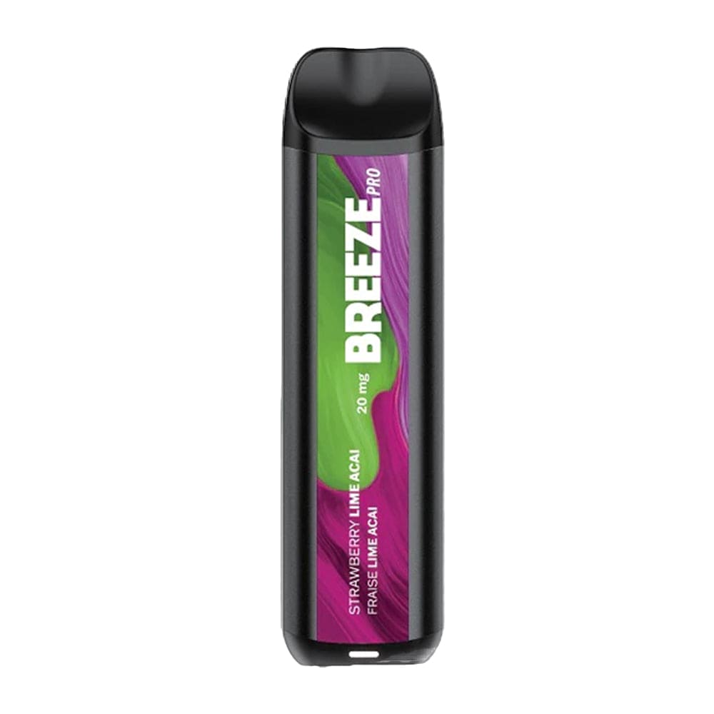 Breeze Pro - Strawberry Lime Acai Disposable Vape available on Canada online vape shop