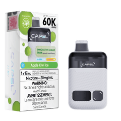 CAPSL 60K By Flavour Beast - Apple Kiwi Ice Disposable Vape available on Canada online vape shop