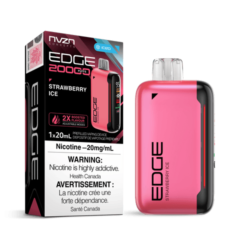 Edge By NVZN - Strawberry Ice Disposable Vape available on Canada online vape shop