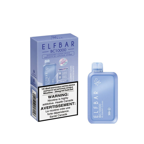 Elf Bar 10K - Blueberry Cloudz Disposable Vape available on Canada online vape shop