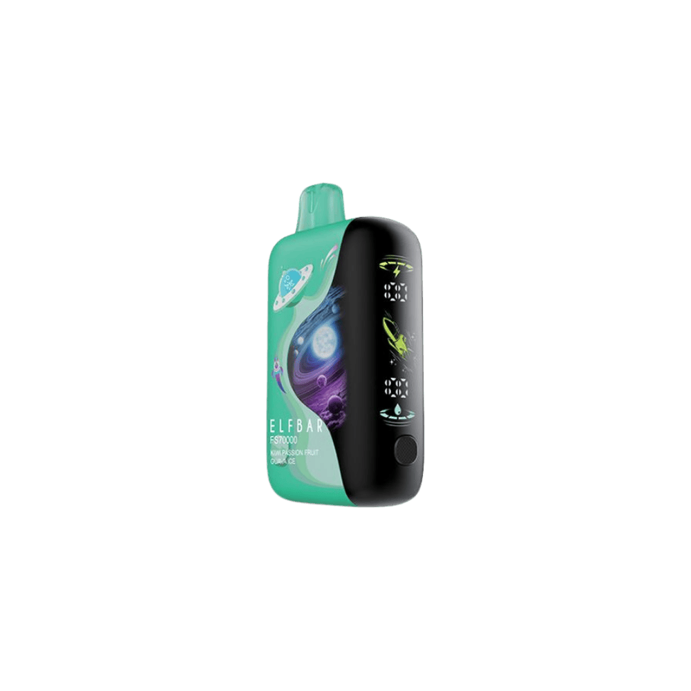 Elf Bar FS70K - Kiwi Passion Fruit Guava Ice Disposable Vape available on Canada online vape shop