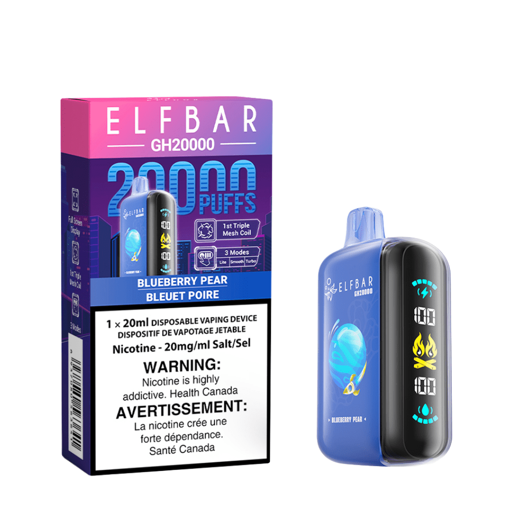 Elf Bar GH20K - Blueberry Pear Disposable Vape available on Canada online vape shop