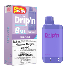 Envi Drip'n 8ML - Grape Ice Disposable Vape available on Canada online vape shop
