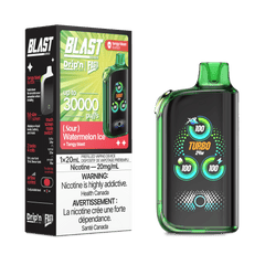 ENVI Drip'n Fasta Blast Sour Series 30K - Watermelon Ice Disposable Vape available on Canada online vape shop