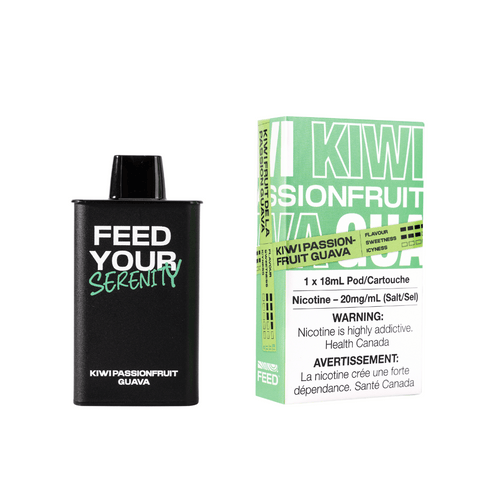 FEED 9K Pod - Kiwi Passionfruit Guava available on Canada online vape shop