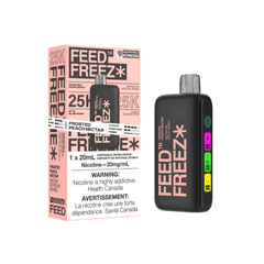 FEED FREEZ 25K - Frosted Peach Nectar Disposable Vape available on Canada online vape shop