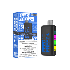 FEED FREEZ 25K - Peachy Blue Razz Disposable Vape available on Canada online vape shop
