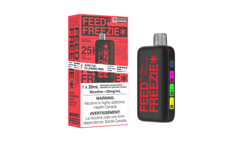 FEED Freezie 25K - Arctic Classic Red Disposable Vape available on Canada online vape shop