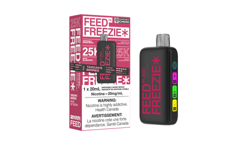 FEED Freezie 25K - Tarzan's Berries Disposable Vape available on Canada online vape shop