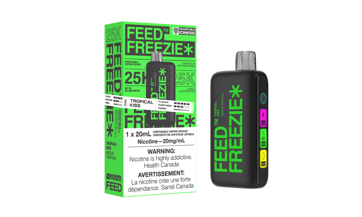 FEED Freezie 25K - Tropical Kiss Disposable Vape available on Canada online vape shop