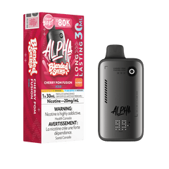 Flavour Beast Alpha 80K - Cherry Pom Fusion Iced Disposable Vape available on Canada online vape shop