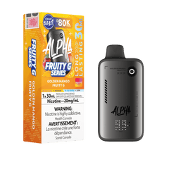 Flavour Beast Alpha 80K - Golden Mango Fruity G Disposable Vape available on Canada online vape shop