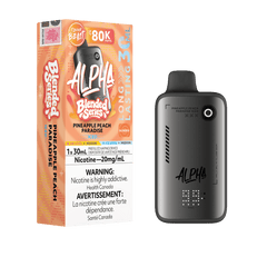 Flavour Beast Alpha 80K - Pineapple Peach Paradise Iced Disposable Vape available on Canada online vape shop