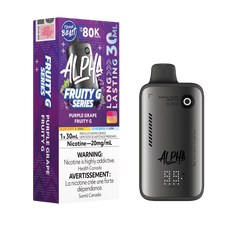 Flavour Beast Alpha 80K - Purple Grape Fruity G Disposable Vape available on Canada online vape shop