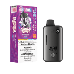 Flavour Beast Alpha 80K - Wildberry Bomb Iced Disposable Vape available on Canada online vape shop