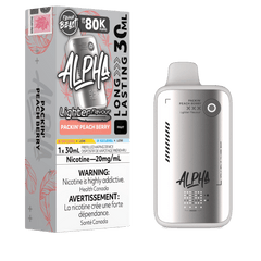 Flavour Beast Alpha Light 80K - Packin' Peach Berry Disposable Vape available on Canada online vape shop