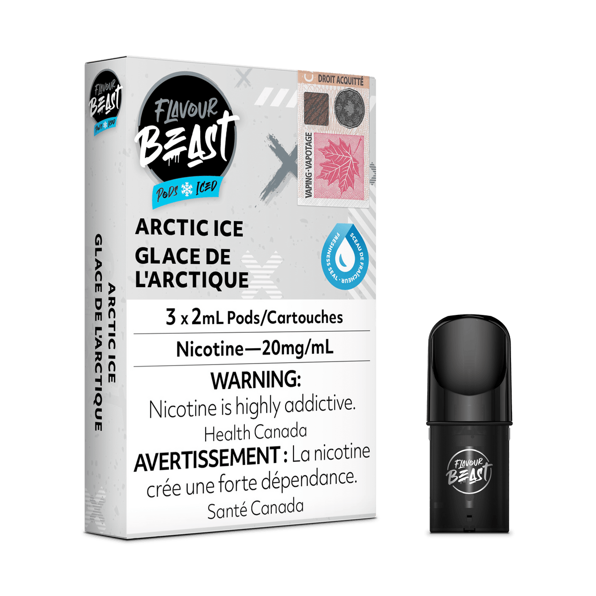 Flavour Beast - Arctic Iced Vape Pod available on Canada online vape shop