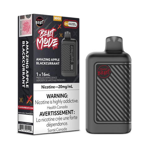 Flavour Beast Beast Mode 8K - Amazing Apple Blackcurrant Disposable Vape available on Canada online vape shop