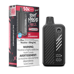 Flavour Beast Beast Mode Max 2 - Sic Strawberry Disposable Vape available on Canada online vape shop
