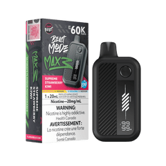 Flavour Beast Beast Mode Max 3 - Supreme Strawberry Kiwi Iced Disposable Vape available on Canada online vape shop