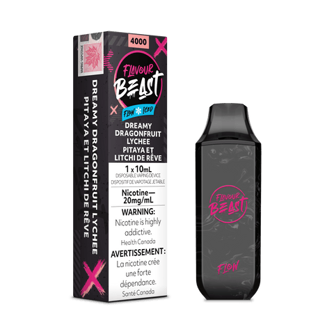 Flavour Beast Flow - Dreamy Dragonfruit Lychee Iced Disposable Vape available on Canada online vape shop