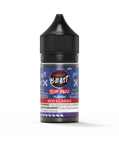 Flavour Beast Fuzion Salt - Blue Razz x Red Classic Iced Nic Salt E-Liquid available on Canada online vape shop