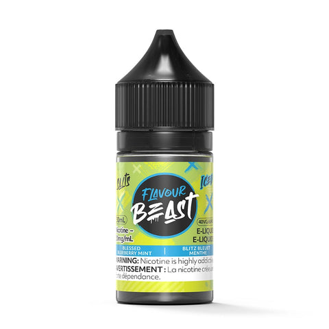 Flavour Beast Salt - Blessed Blueberry Mint Iced Nic Salt E-Liquid available on Canada online vape shop