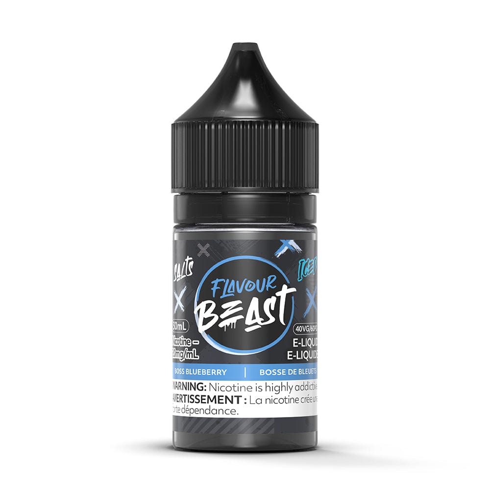 Flavour Beast Salt - Boss Blueberry Iced Nic Salt E-Liquid available on Canada online vape shop