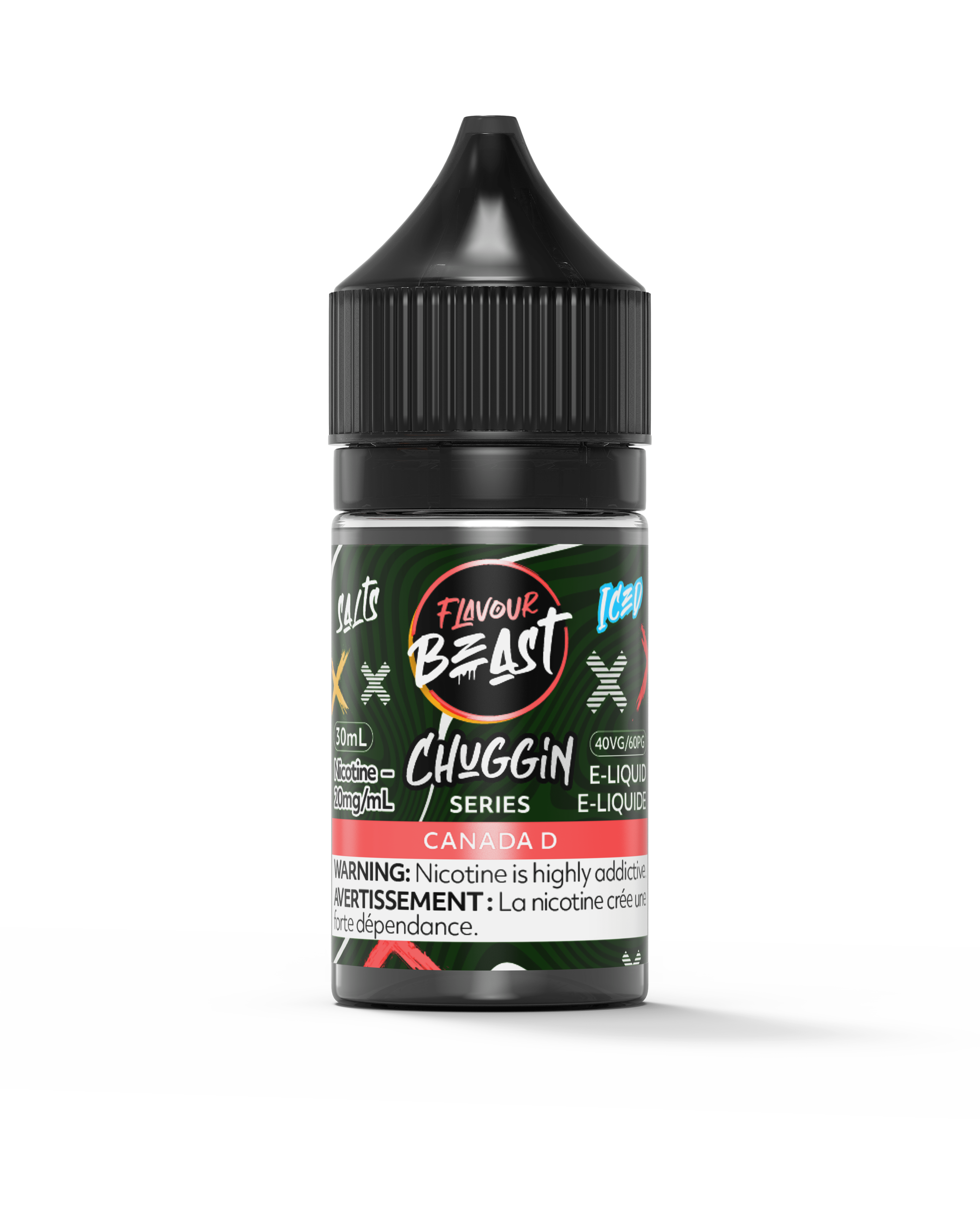 Flavour Beast Salt - Chuggin Canada D Iced Nic Salt E-Liquid available on Canada online vape shop