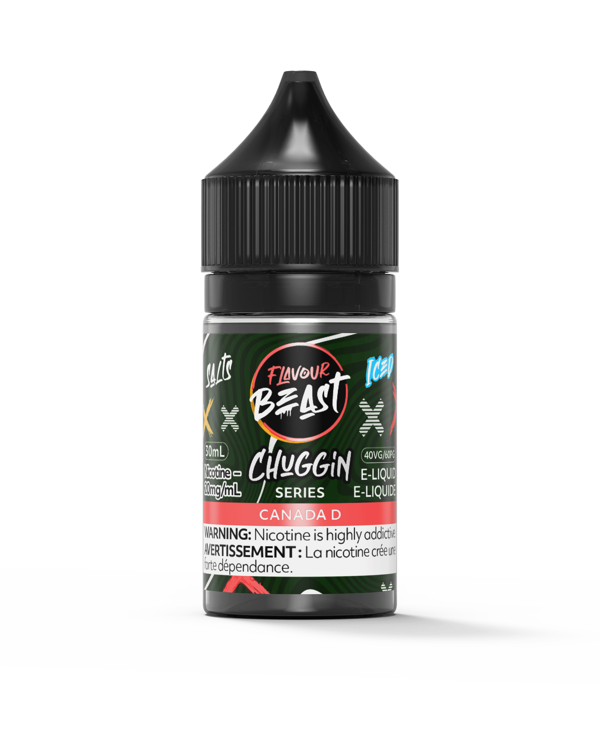 Flavour Beast Salt - Chuggin Canada D Iced Nic Salt E-Liquid available on Canada online vape shop