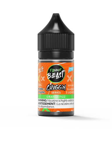 Flavour Beast Salt - Chuggin Orange Fizz Iced Nic Salt E-Liquid available on Canada online vape shop