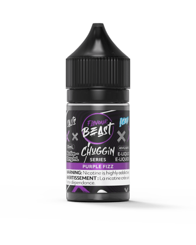 Flavour Beast Salt - Chuggin Purple Fizz Iced Nic Salt E-Liquid available on Canada online vape shop