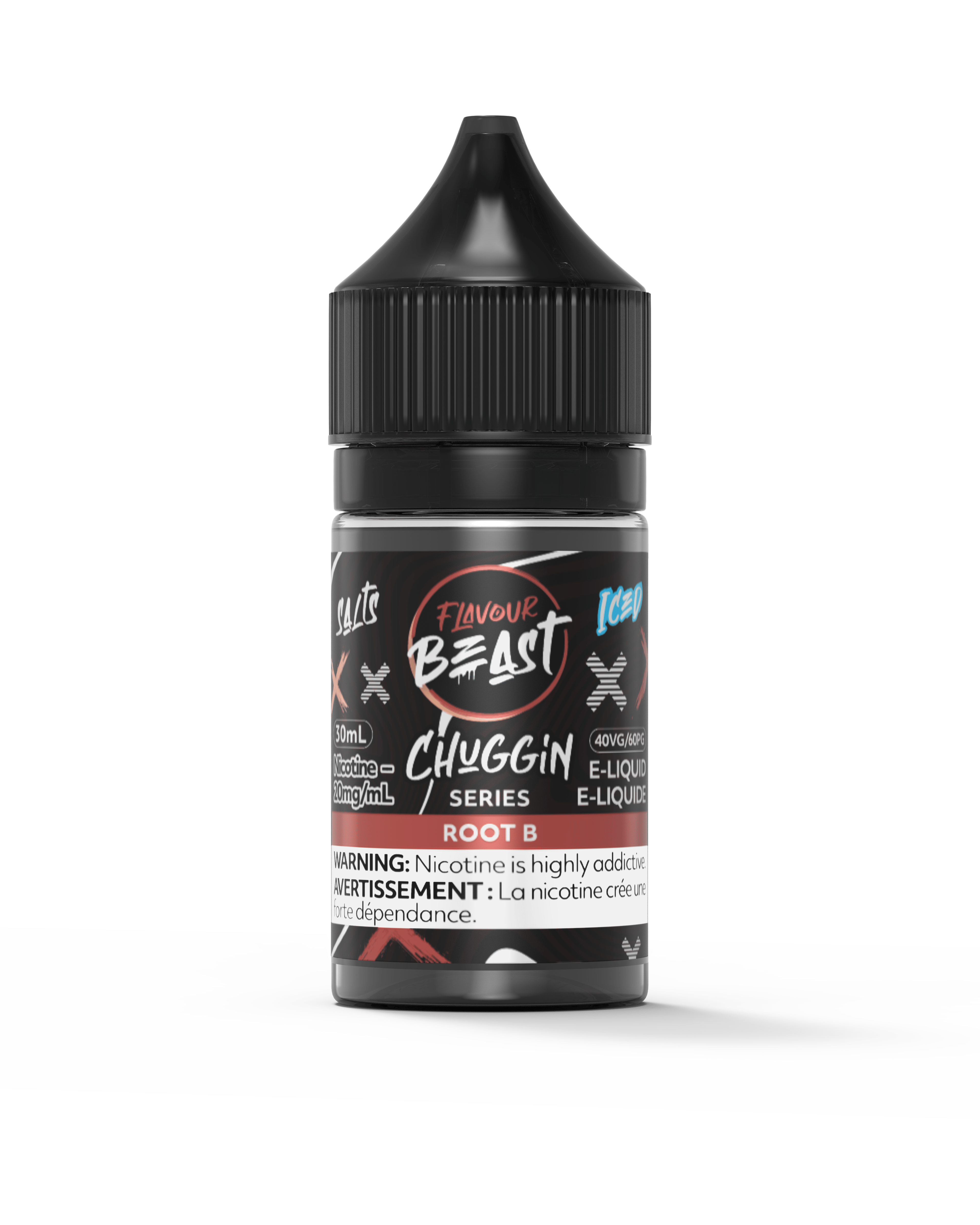 Flavour Beast Salt - Chuggin Root B Iced Nic Salt E-Liquid available on Canada online vape shop