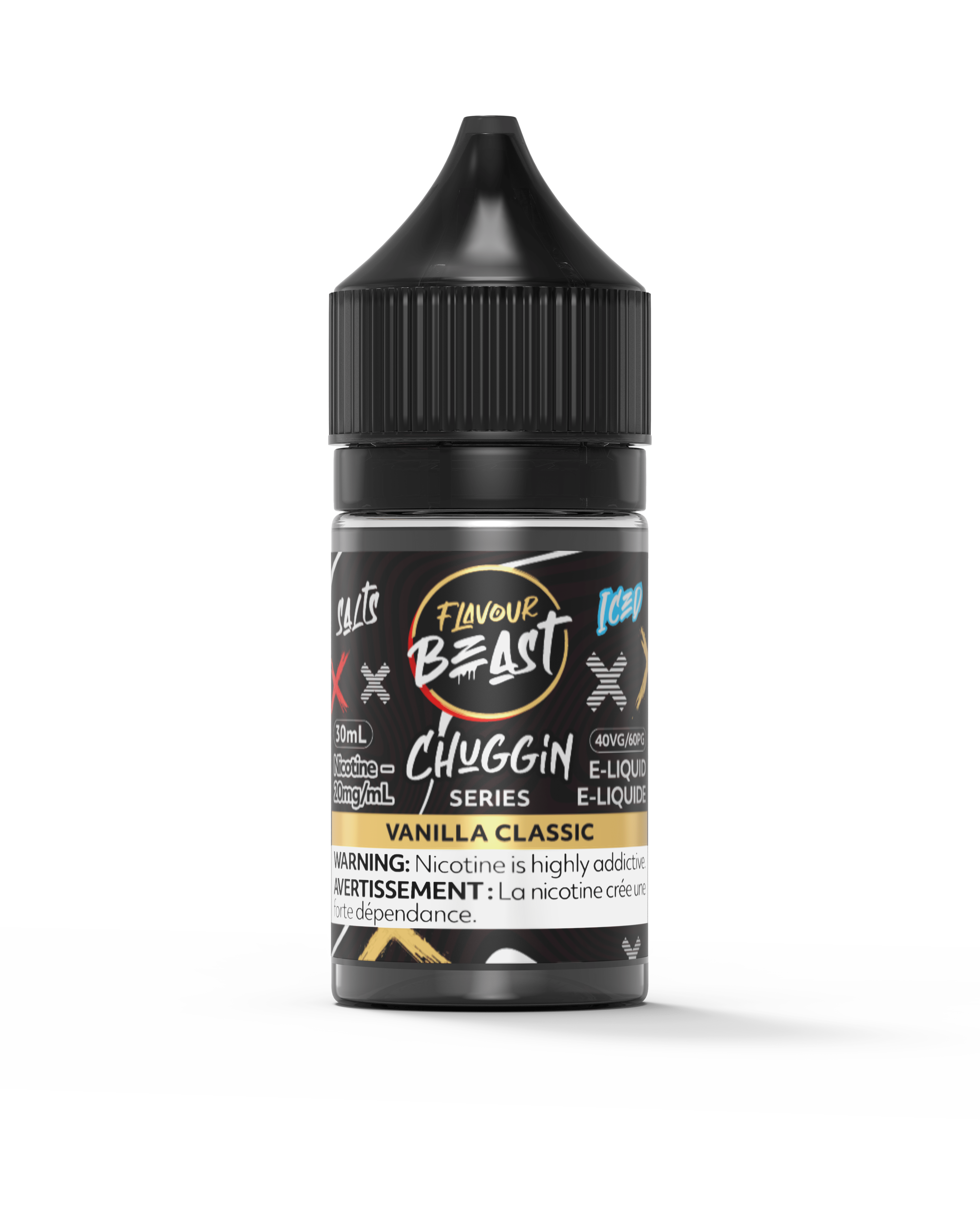 Flavour Beast Salt - Chuggin Vanilla Classic Iced Nic Salt E-Liquid available on Canada online vape shop