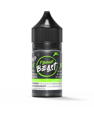 Flavour Beast Salt - Gusto Green Apple Nic Salt E-Liquid available on Canada online vape shop
