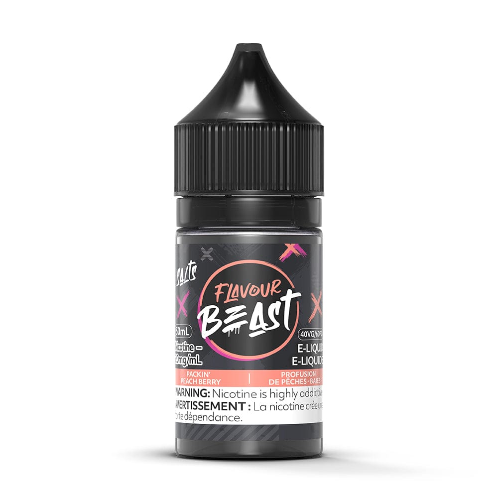 Flavour Beast Salt - Packin' Peach Berry Nic Salt E-Liquid available on Canada online vape shop