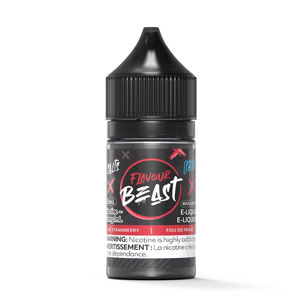 Flavour Beast Salt - Sic Strawberry Iced Nic Salt E-Liquid available on Canada online vape shop