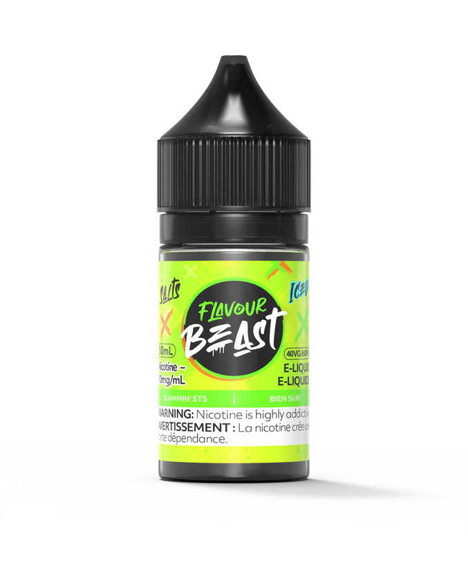 Flavour Beast Salt - Slammin' STS Iced Nic Salt E-Liquid available on Canada online vape shop