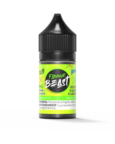 Flavour Beast Salt - Slammin' STS Iced Nic Salt E-Liquid available on Canada online vape shop
