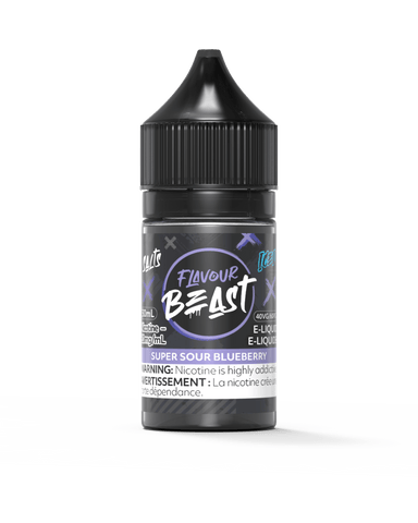 Flavour Beast Salt - Super Sour Blueberry Iced Nic Salt E-Liquid available on Canada online vape shop