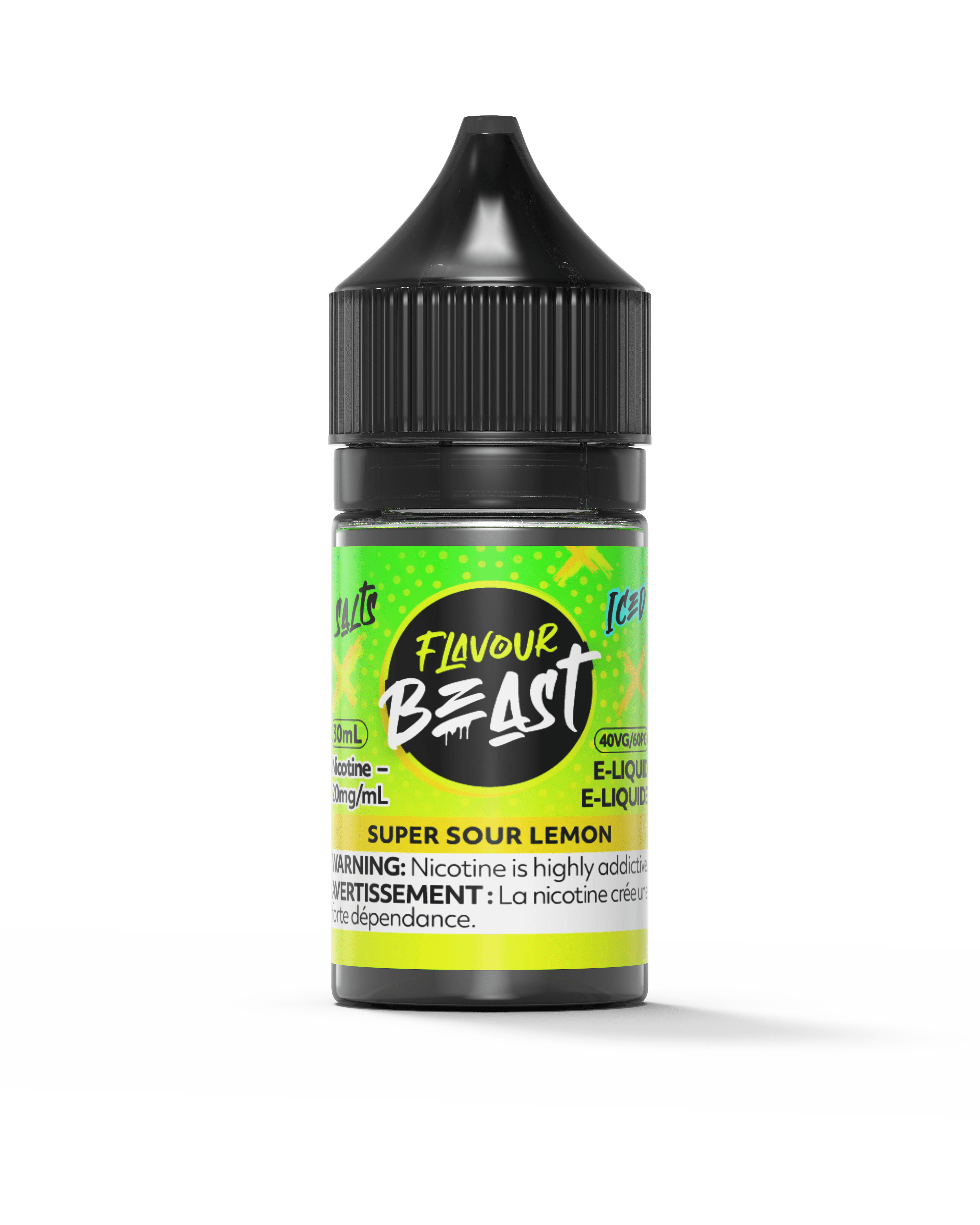 Flavour Beast Salt - Super Sour Lemon Nic Salt E-Liquid available on Canada online vape shop